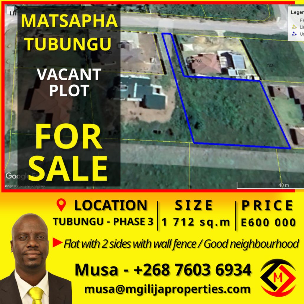 MATSAPHA - Tubungu ... Vacant Plot For Sale